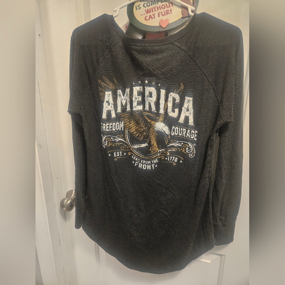 USCCA America Eagle Women's Longsleeve M 2A Constitution Patriot Self Defense